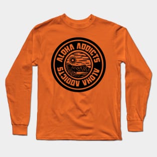 Aloha Addicts Diamond Head Surf Long Sleeve T-Shirt